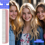 Vanity Comb with Rotating Pins Reduces Hair Damage Hair Doctor Products