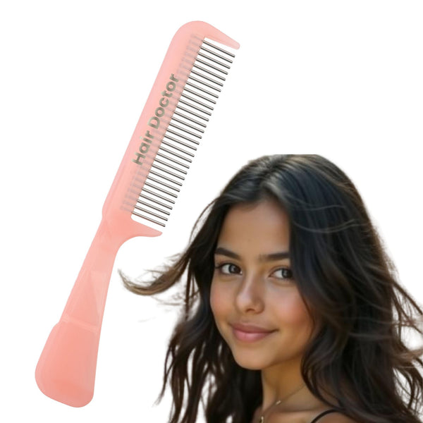 Lot of 5 Hair Doctor & Premiere products inc. Fine Tooth Plastic Hair Combs The Hair Doctor Rotating Tooth Comb 5 Inch - Happy Tail Pet  main image 2
