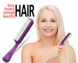 Handle Comb Narrow Spaced Rotating Teeth reduces hair loss and damage. Best Seller! #TH735 Hair Doctor Products