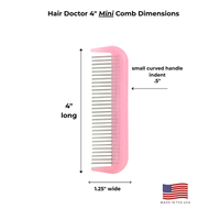 Mini Comb with Rotating Pins Reduces Hair Damage Hair Doctor Products