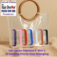 Mini Comb with Rotating Pins Reduces Hair Damage Hair Doctor Products