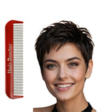 Pocket Comb with Narrow-Spaced rotating Pins Reduces Hair Damage Hair Doctor Products