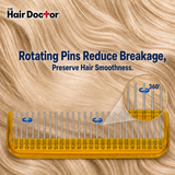 Hair Doctor Beard & Mustache Comb with Smooth Rotating Pins Hair Doctor Products