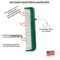 BEARD and MUSTACHE COMBS Hair Doctor Products