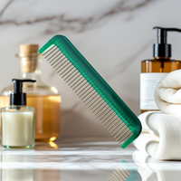 Pocket Comb with Stainless-Steel Rotating Pins Reduces Hair Damage Hair Doctor Products