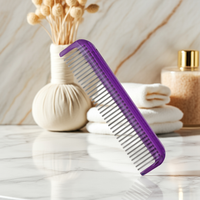 Pocket Comb with Stainless-Steel Rotating Pins Reduces Hair Damage Hair Doctor Products