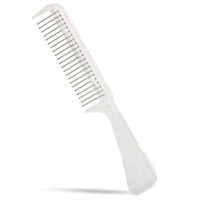 Handle Comb Wide Space Rotating Teeth reduces hair loss and damage.  Model: TH705 Hair Doctor Products
