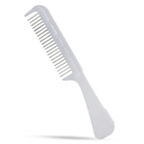 Handle Comb with Silky Smooth Wide Spaced Rotating Teeth - reduces hair loss and breakage Hair Doctor Products