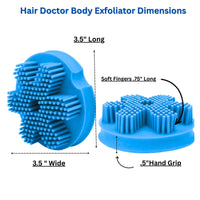 Hair Doctor Exfoliator with Soft Fingers Stimulates and Invigorates the Skin Increasing Health Hair Doctor Products