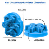 Hair Doctor Exfoliator with Soft Fingers Stimulates and Invigorates the Skin Increasing Health Hair Doctor Products