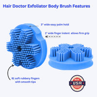 Hair Doctor Exfoliator with Soft Fingers Stimulates and Invigorates the Skin Increasing Health Hair Doctor Products