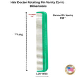 Hair Doctor Vanity Comb – Gently Detangles Wet & Dry Hair Hair Doctor Products