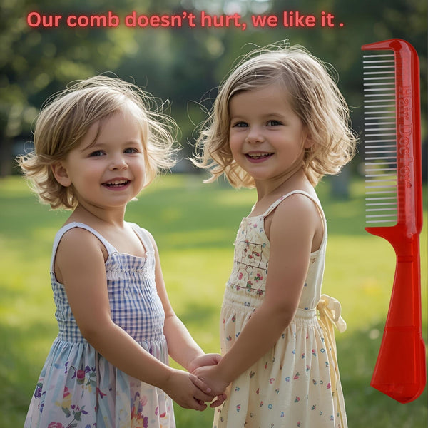 Kids Comb with Gentle Rotating Plastic Teeth and Comfort Tips Hair Doctor Products