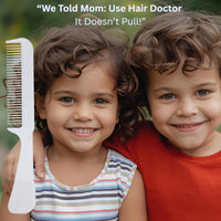 Kids Comb with Gentle Rotating Plastic Teeth and Comfort Tips Hair Doctor Products