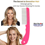 Hair Doctor X-Long Wide Comb with Rotating Pins – Reduces Damage Hair Doctor Products