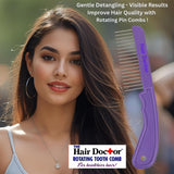 Extra-Long Wide Tooth Comb Detangles Wet Hair with Less Damage Hair Doctor Products