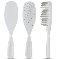 Small Hair Brush with rotating stainless steel teeth reduces hair damage and loss. #TH906 Hair Doctor Products