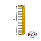 Men's 5" Pocket Comb to reduce hair loss for men.  Best Seller! (TH516M) Hair Doctor Products